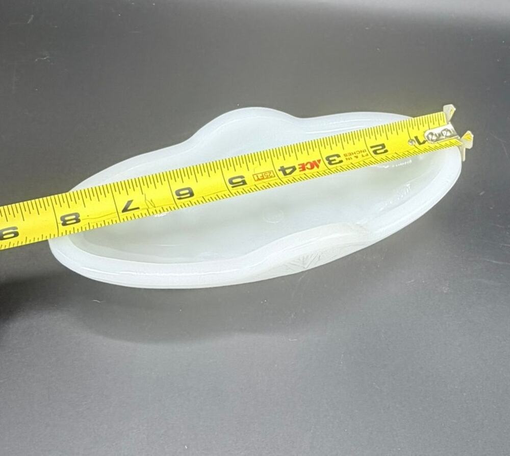 Vintage McKee Pressed Cut Milk Glass Relish Dish – Early American EAPG